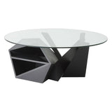 Table basse Origami - Chêne noirci - vue 3