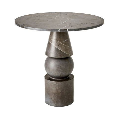 Table d'Accent Cylindrique - Marbre Graffito