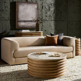 Banc Repose-pieds Redondo - Tissu Naturel - vue 2