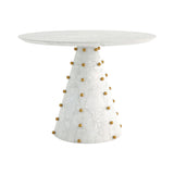 Table Centrale Spheres - Burl Blanc