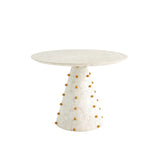 Table Centrale Spheres - Burl Blanc - vue 2