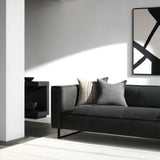 Fauteuil Lounge - Cuir Peint Structuré - vue 4