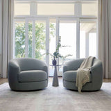 Fauteuil Bora - Velours olive - vue 2