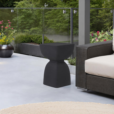 Table d'Appoint - Aluminium Noir Mat