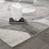 Tapis Serpentage - Crème & charcoal, 9' × 12' - vue 2