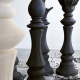 Sculpture Roi des Échecs - Pierre Noire - vue 5