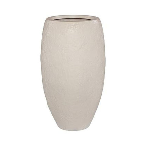 Cache-Pot Élancé - Pierre Blanc Cassé, Petit - vue 3