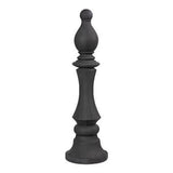 Sculpture Fou des Échecs - Pierre Noire