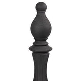 Sculpture Fou des Échecs - Pierre Noire - vue 2