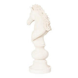 Sculpture Cavalier des Échecs - Pierre Blanche - vue 2