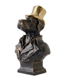 Sculpture - Labrador au Chapeau de Laiton - vue 7