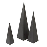 Objet décoratif - Pyramides Décoratives Noir Mat - Set de 3 - vue 2