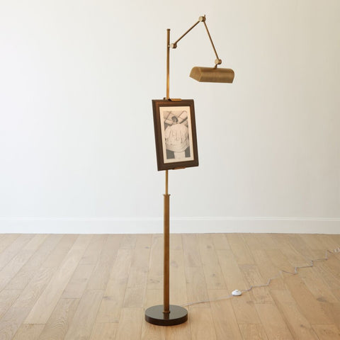 Lampadaire - laiton naturel
