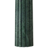 Lampe de table - marbre vert rainuré - vue 3
