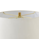 Lampe de table - marbre vert rainuré - vue 4