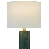 Lampe de table - marbre vert rainuré - vue 5