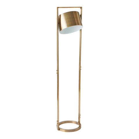 Lampadaire accent - laiton antique