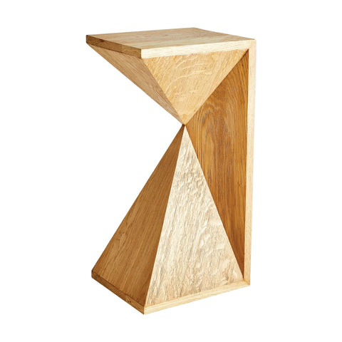 Table d'Appoint Asymétrique - Chêne Naturel