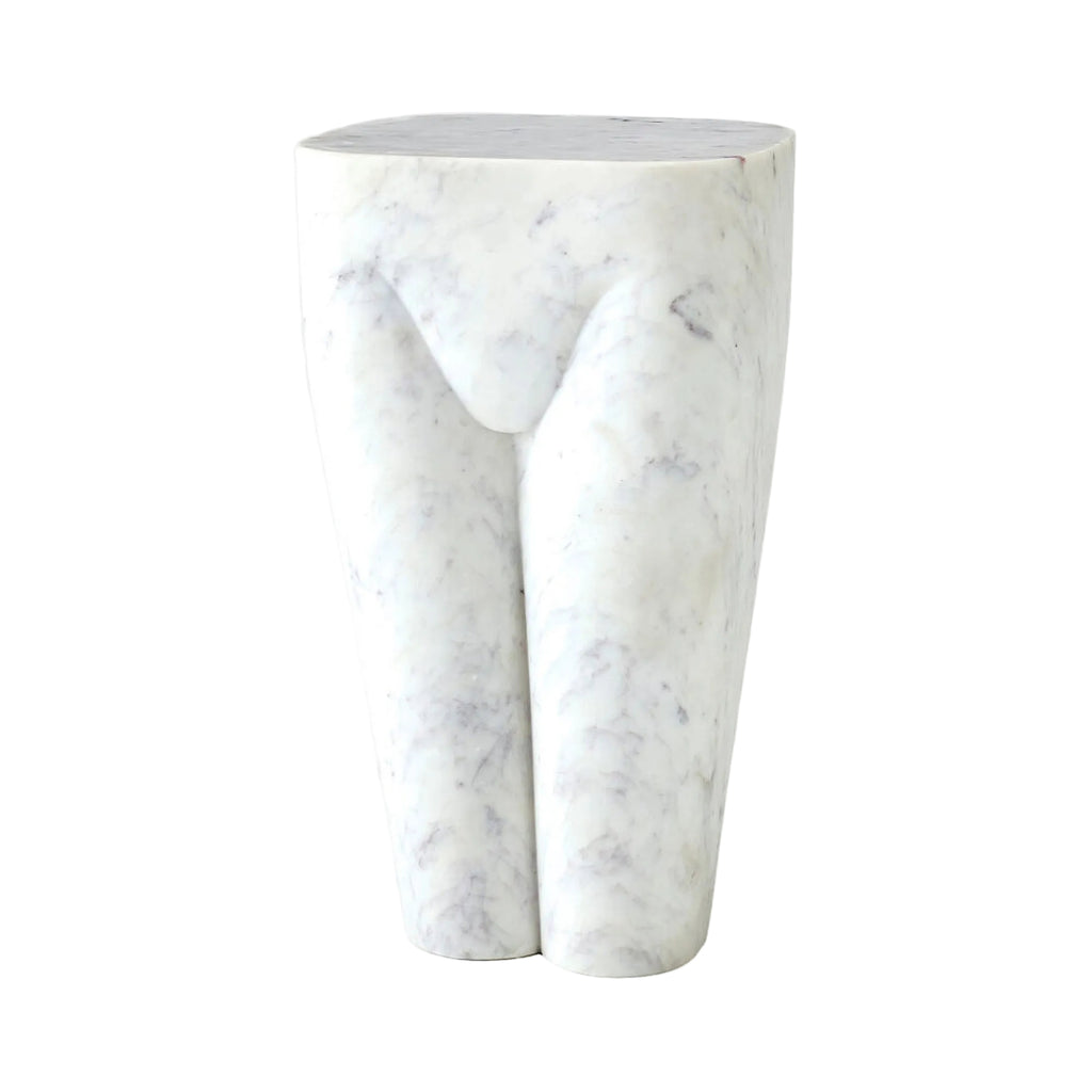 Tabouret Femme - Marbre Blanc