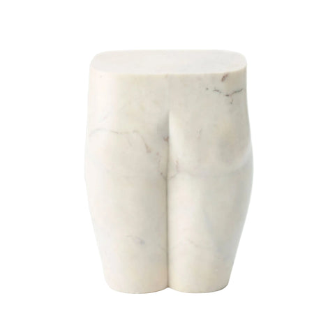 Tabouret L'Homme - Marbre Blanc