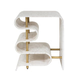 Table d'Appoint Blanc Laqué - vue 2