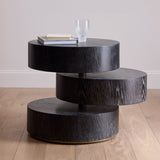 Table d'Appoint Pivot - Ébène Cérusé - vue 4