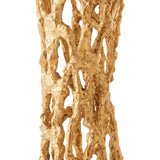 Table d'Appoint Or & Marbre Blanc - vue 5