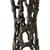 Table d'Appoint Bronze & Marbre Noir - vue 5