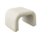 Tabouret Cade - Cuir Milk - vue 4