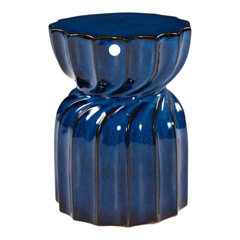 Table d'appoint - Céramique Bleu Azure