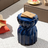 Table d'appoint - Céramique Bleu Azure - vue 2