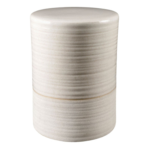 Table d'appoint - Céramique Crème Moucheté