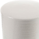 Table d'appoint - Céramique Crème Moucheté - vue 2