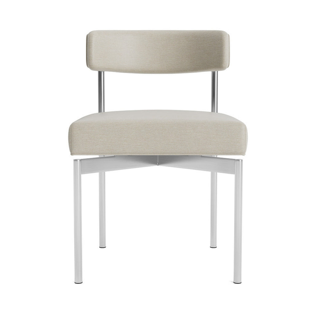 chaise de salle à manger vinyle greige