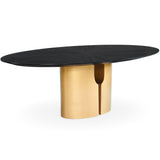 Oval table in solid ash | Meridian