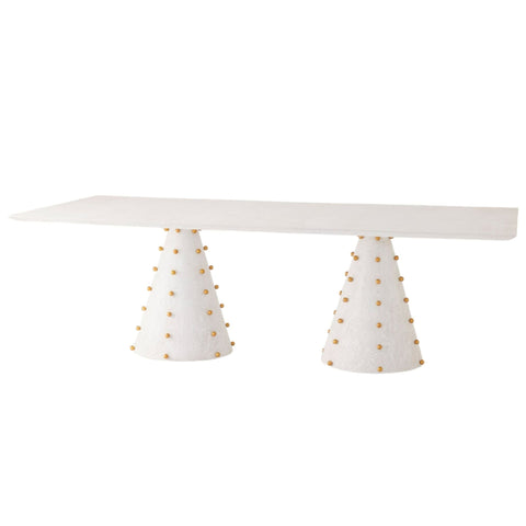 table rectangulaire bois blanc