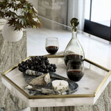 table rectangulaire en onyx naturel table dressée luxe