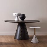 Table ronde bois ébène | Gemma