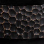 Table ronde noir bronze 59 po | Kasos